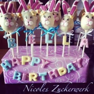 Nicoles Zuckerwerk Oster-Cakepops Geburtstagstorte