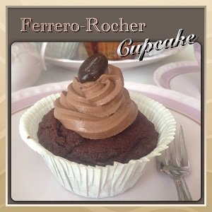 Nicoles Zuckerwerk Ferrero-Rocher-Cupcake