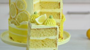Nicoles Zuckerwerk Zitronige Fault Line Torte