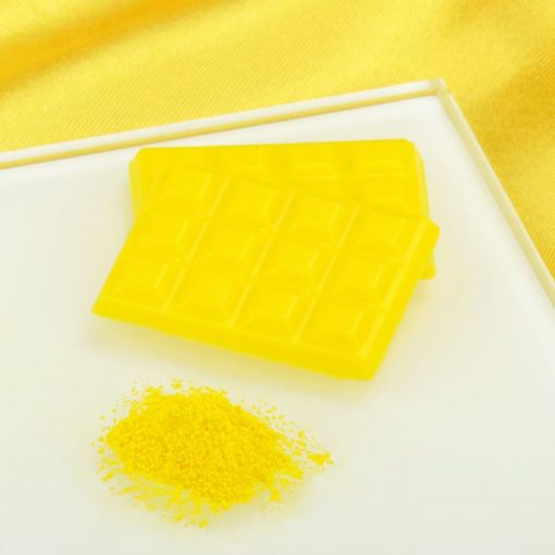 Nicoles Zuckerwerk Shop Pulverfarbe gelb