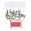 Nicoles Zuckerwerk Shop Cake-Masters Cake Topper Happy Birthday gold