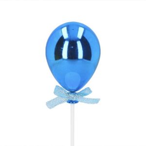 Nicoles Zuckerwerk Shop Cake Topper Ballon blau