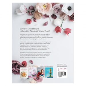 Nicoles Zuckerwerk Shop Buch Wafer Paper Cakes Stevi Auble Rückseite