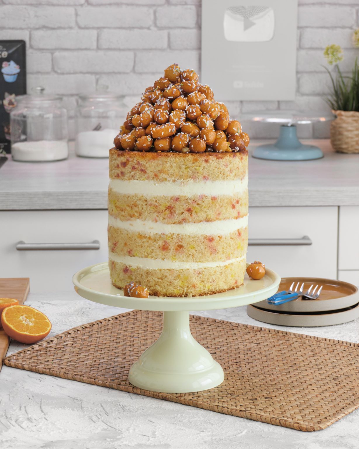 Konfetti Torte | Fantakuchen | Karneval | Nicoles Zuckerwerk